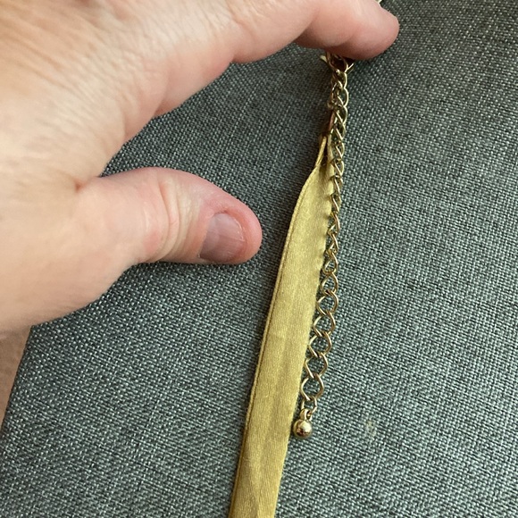 Vintage 90s Ceramic Glass & Lucite Statement Necklace - Picture 5 of 11